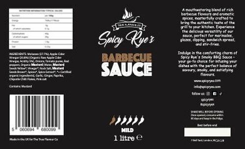 BBQ Sauce 1 litre