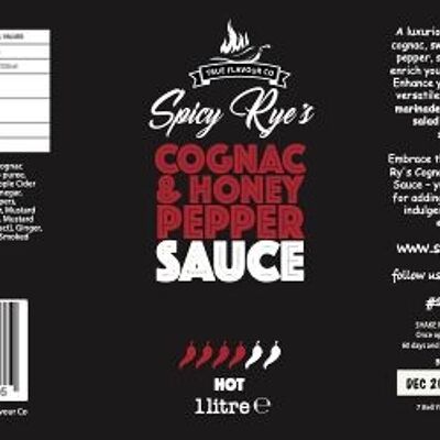 Salsa Di Pepe Cognac E Miele 1 Litro