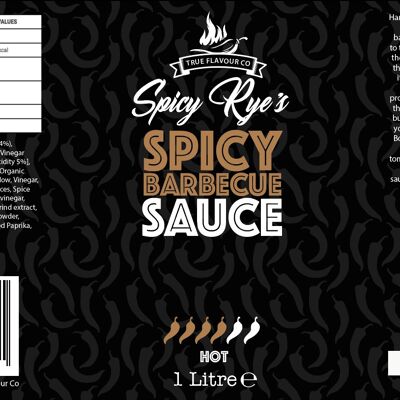 Spicy BBQ Sauce 1 Liter