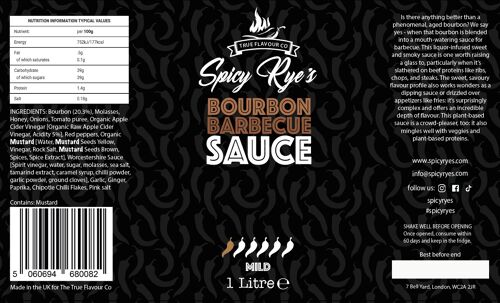 Bourbon BBQ Sauce 1 Litre