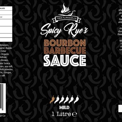 Salsa BBQ Bourbon 1 Litro