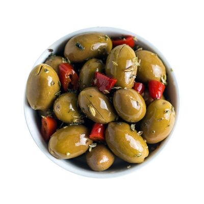 Olive Schiacciate (200g)
