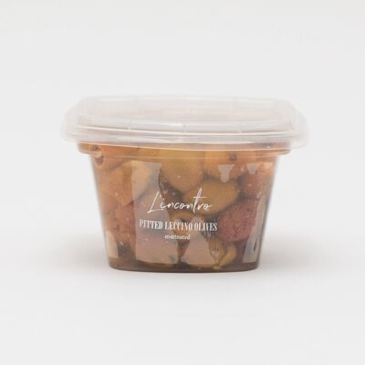 Pitted Leccino Marinated Olives (200g)
