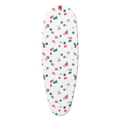 FUNDA PLANCHA 130*47CM BASIC PLUS CONFETI