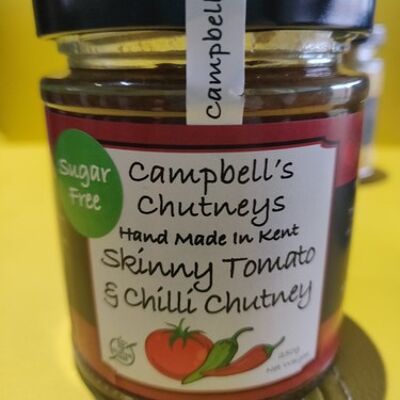 Sugar Free Skinny Tomato & Chilli Chutney