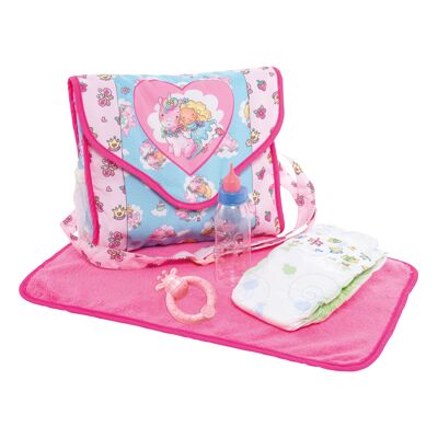 Sac à langer poupée licorne Emil & Fee Emma et accessoires de couches