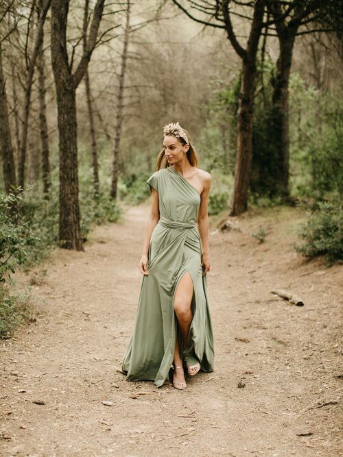 Sexy dress light olive - unique size