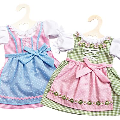 Puppen-Dirndl, klein, Gr. 28-33 cm