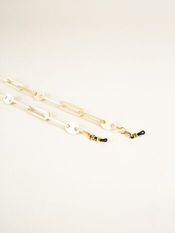 Glasses chain in blond horn 2