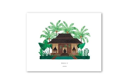 Bali Print M - 29.7x39x7cm