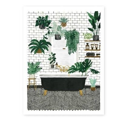 Bathroom Print M - 29.7x39x7cm