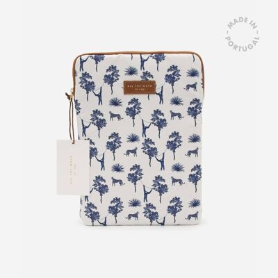 Blue jungle 13' Laptop Sleeve // CLEARANCE 50% OFF