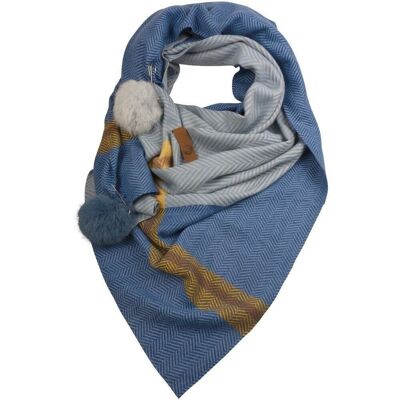 Scarf Juul Blauw