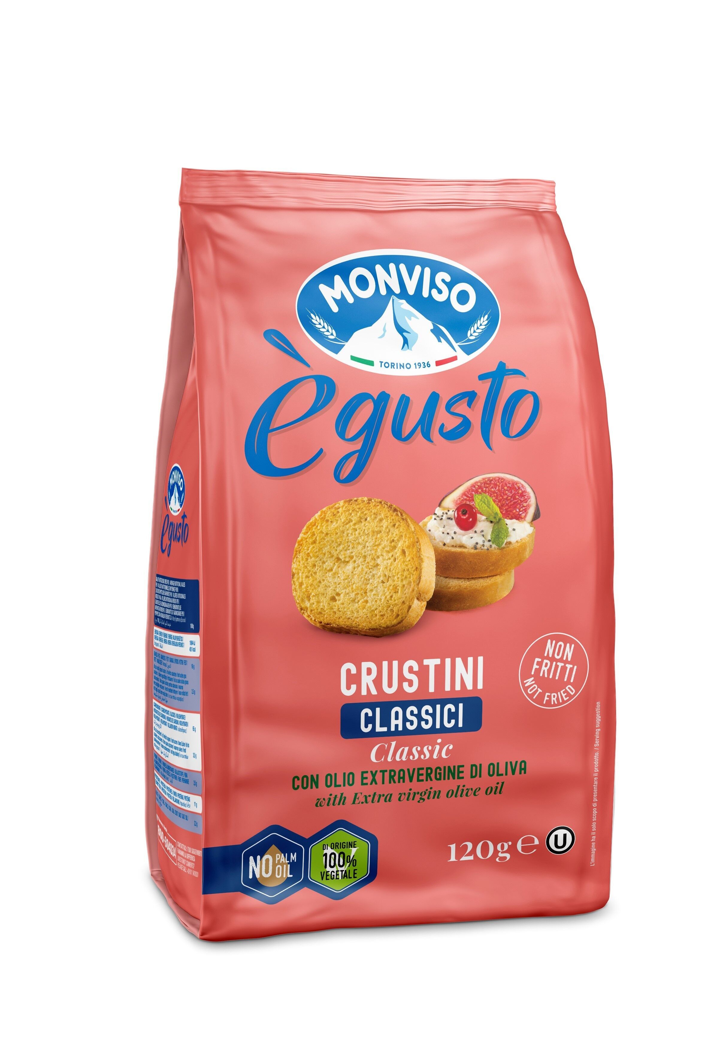 Bruschettine olio d'oliva Monviso 120 g
