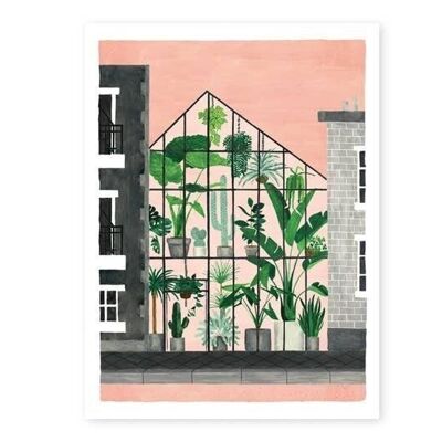 Green House Print S - 18x24cm