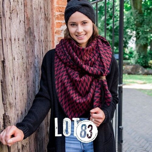 Scarf Cato Bordeaux