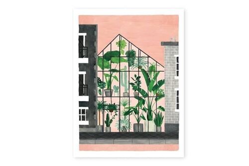 Green House Print L - 50x70cm