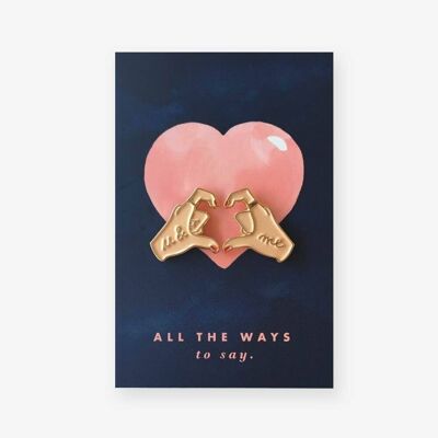 Hands of Love Pin