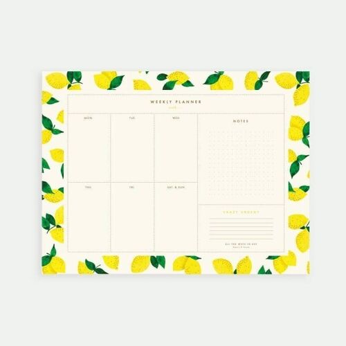 Lemon Weekly Planner