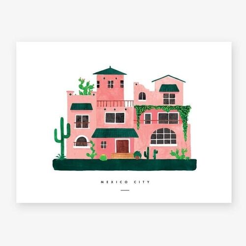 Mexico City Print M - 29.7x39x7cm