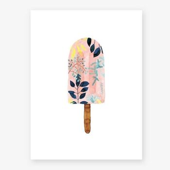 Popsicle Pink Print S - 18x24cm