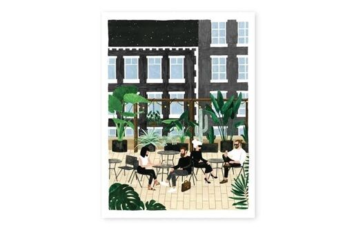 Rooftop Print M - 29.7x39x7cm