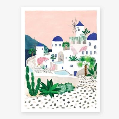 Santorini Print S - 18x24cm