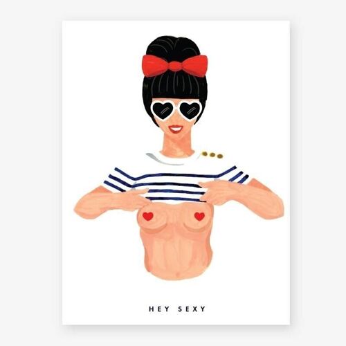 Sexy Girl Print S - 18x24cm