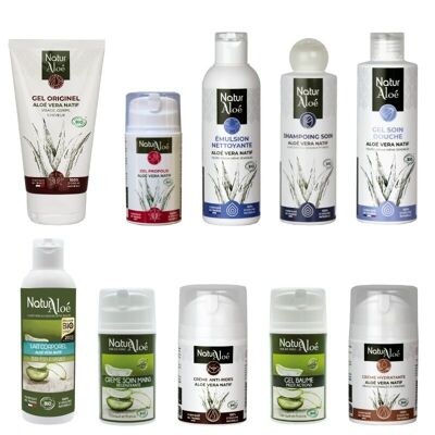 Pacchetto scoperta - I 10 migliori cosmetici all'aloe vera