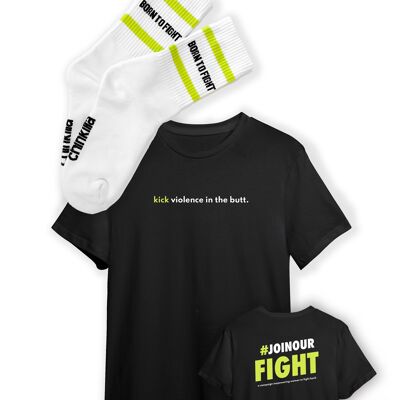 "El paquete #JoinOurFight": camiseta y calcetines