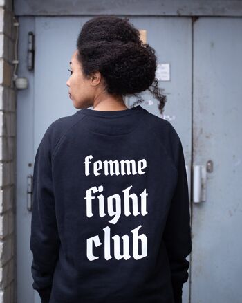 Ras du Cou "Femme Fight Club" - Noir 2