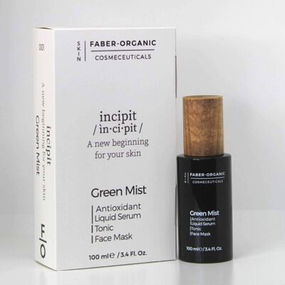 Green Mist - Sérum Liquide Antioxydant / Tonique / Masque Visage