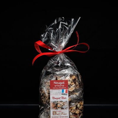 Beutel 200 g Harter schwarzer Nougat