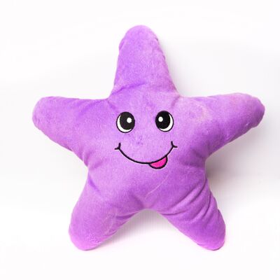 Jouet pour chien en peluche en plastique recyclé à double couche Starfish