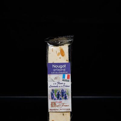 Riegel 50 g Weicher Nougat mit Lavendelblüten von Drôme