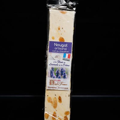 Bar 100 g Soft Nougat with Lavender Flower from Drôme