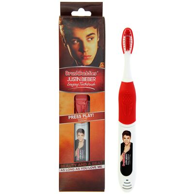 Brush Buddies Justin Bieber Singing Toothbrush (siempre que me ames y Beauty And A Beat)