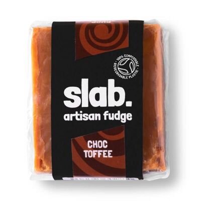 Choc Toffee Fudge Slab
