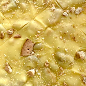 Plaque de fondant au gâteau au fromage au citron - Végétalien 2