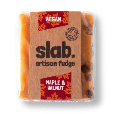Maple & Walnut Fudge Slab - Vegan