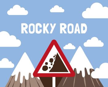 Dalle de fondant Rocky Road 3