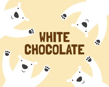 Plaque de fondant au chocolat blanc 2