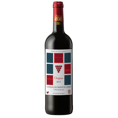 Château Les Graves de Viaud, Origine 2019. Bordeaux - Côtes de Bourg, vino biodinamico biologico certificato Demeter