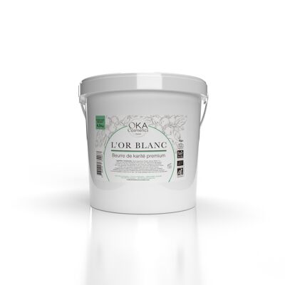 L'OR BLANC shea butter in bulk version in 4.5kg