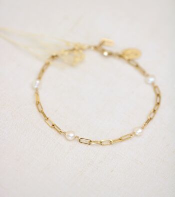 Bracelet Romane perle d'eau douce 2