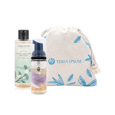 Beauty Rituals Pouch - Cleansing Foam & Green Tea Infusion Toner