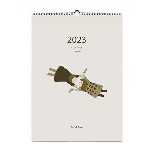 2023 calendar ' together' A3