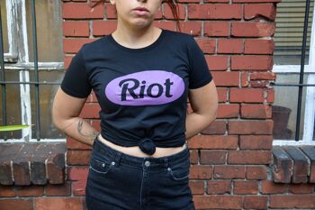 T-shirt féministe sérigraphié RIOT 4