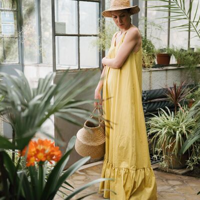 Yellow Organic Summer Dress