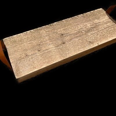 Nachhaltiges Recyceltes Holz Tablett/Badewannenbrett